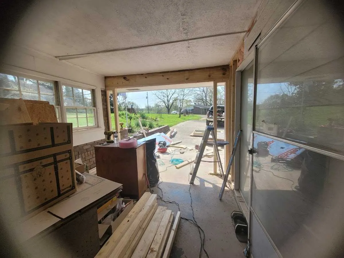 Air movers and dehumidifier for Water Mitigation Services in Badger